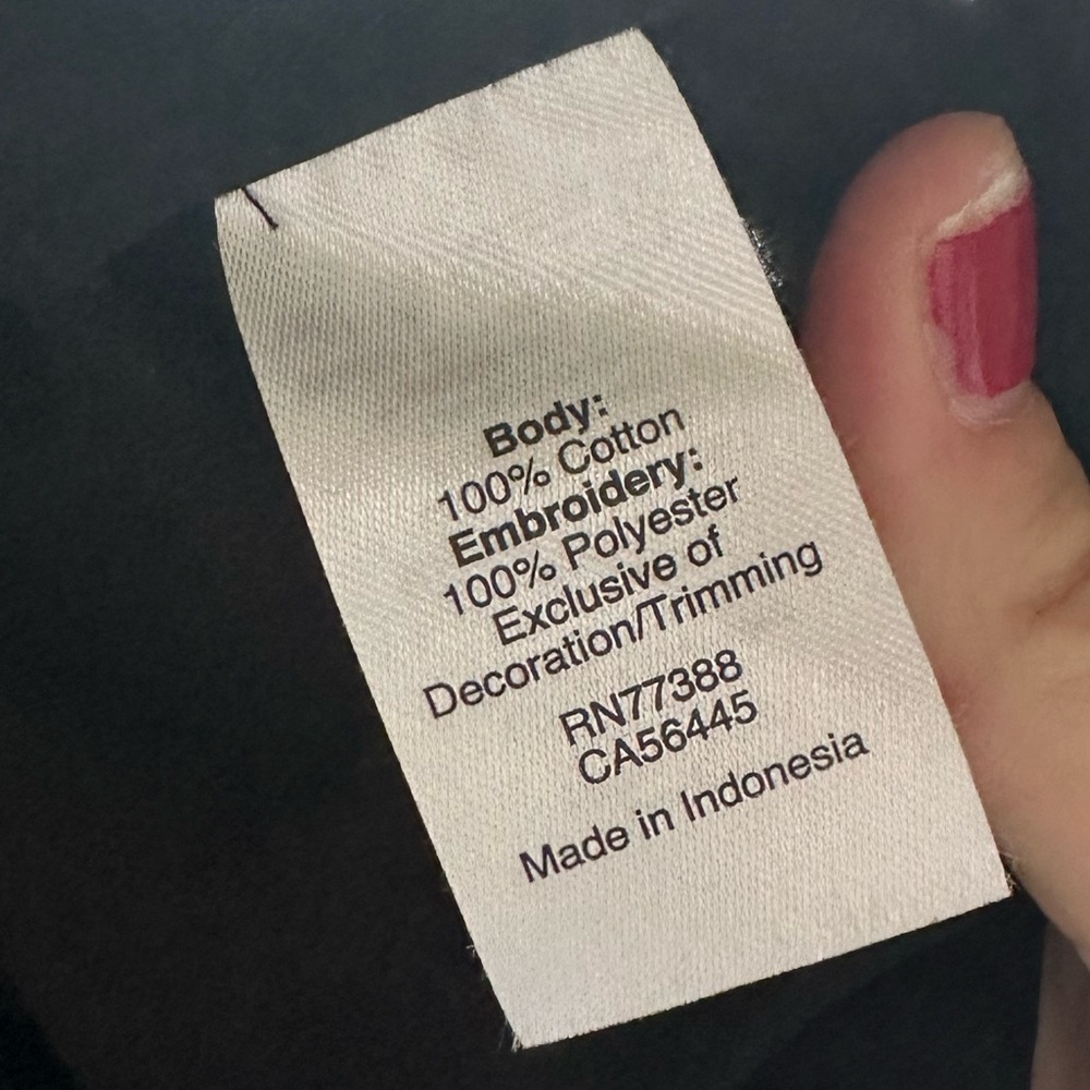 J Crew Black Dress Beach Embroidered - Picture 5 of 5